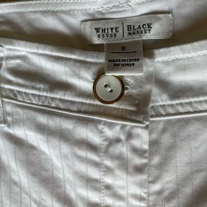 White Lined Dress Pants!